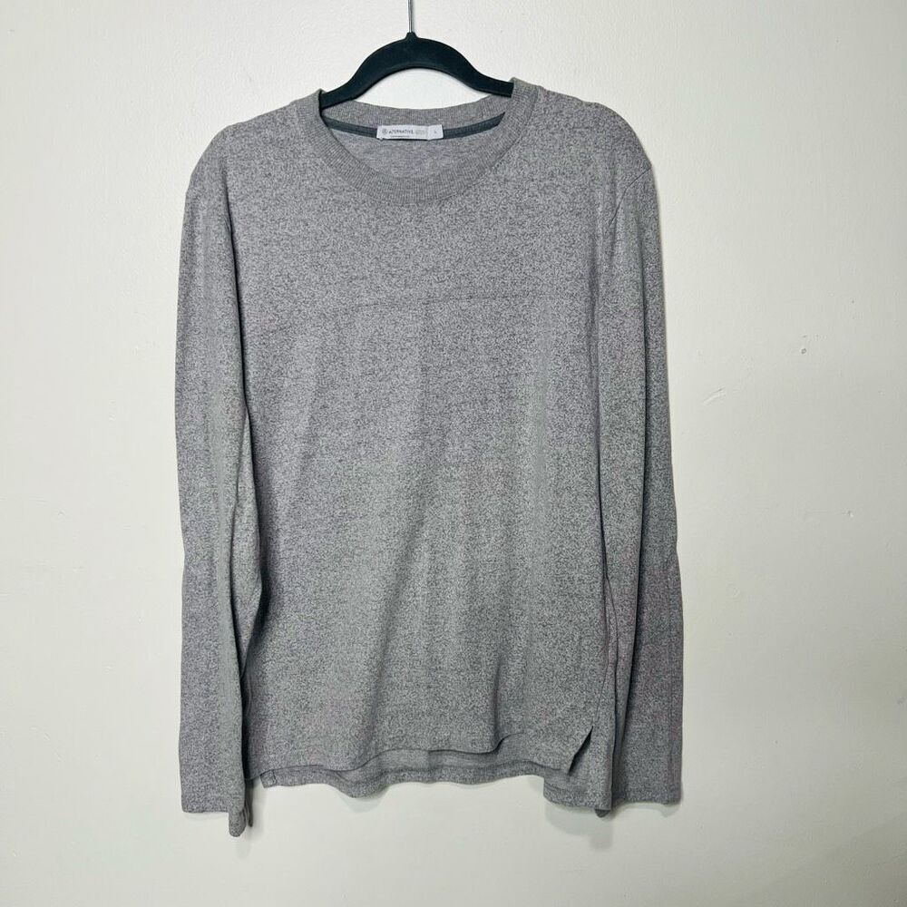 Alternative Apparel Gray Heathered Longsleeve top Sz L